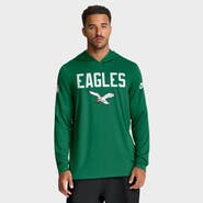 Nike Men's Nike Kelly Green Philadelphia Eagles Big & Tall Alt Pack Performance Long Sleeve Hoodie T-Shirt