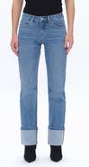 Bayeas Yoyo Deep Cuff Straight Jeans