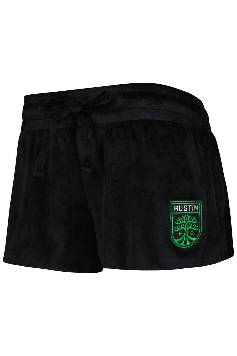 Women's Concepts Sport Black Austin FC Intermission T-Shirt and Shorts Sleep Set, Alternate, color, Black