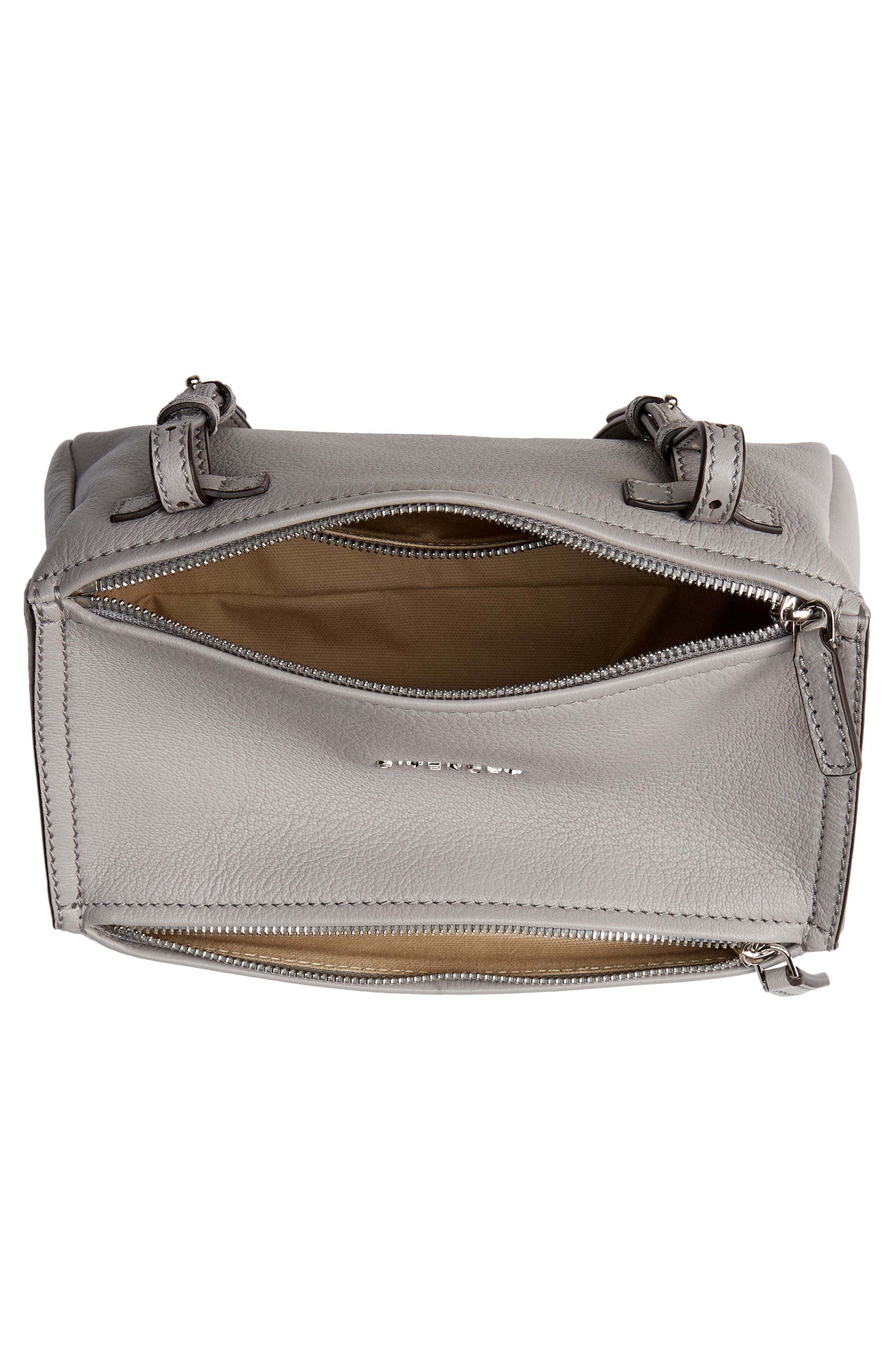 Givenchy Mini Pandora Sugar Leather Shoulder Bag, Alternate, color, 