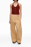 Bimba y Lola Barrel-Leg Wrap Trousers