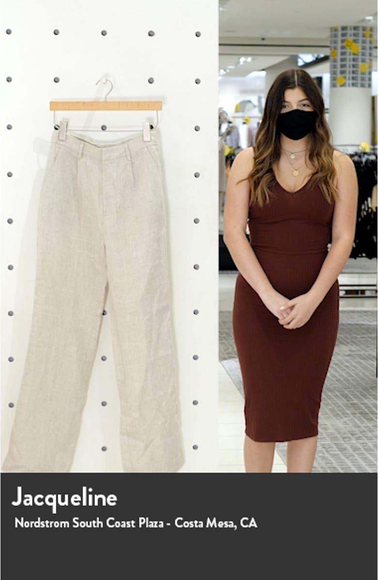 Cello Wide Leg Linen Pants, sales video thumbnail