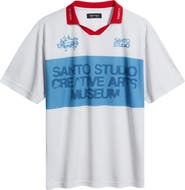 SANTO STUDIO Banded Sando Johnny Collar Short Sleeve Club Jersey