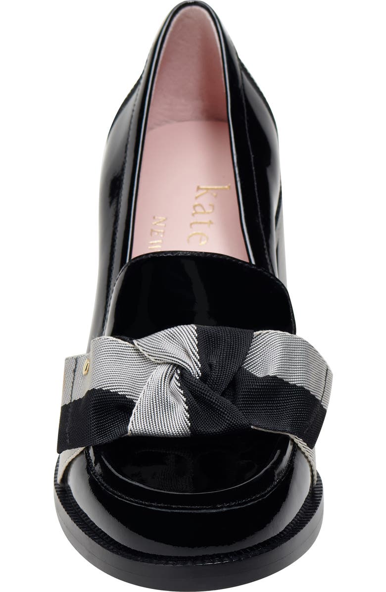Kate Spade New York leandra block heel loafer, Alternate, color, Black Multi.