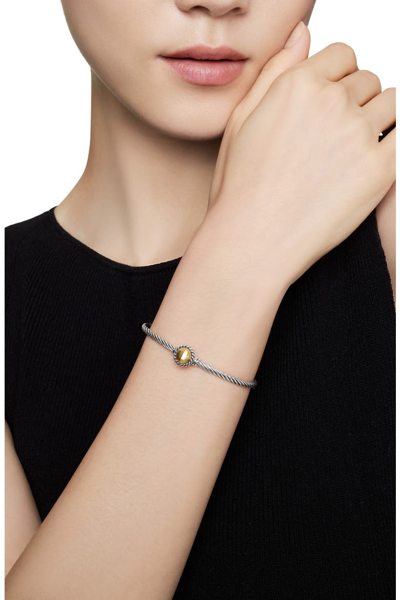 Châtelaine Bracelet with Gold Dome and 18K Gold, Alternate, color, GOLD DOME