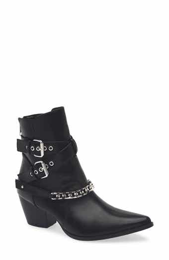 Matisse Jill Buckle Chain Trim Bootie