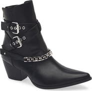 Matisse Jill Buckle Chain Trim Bootie