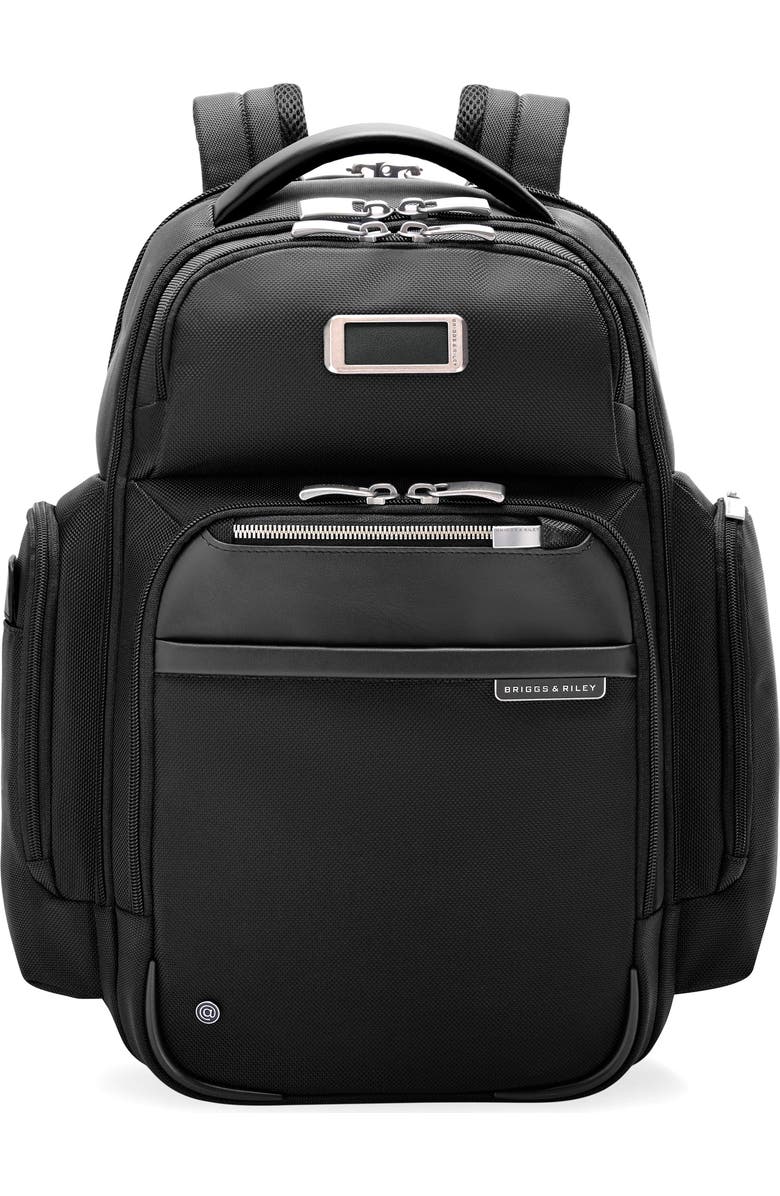 Briggs & Riley Medium Work Cargo Backpack, Main, color, Black