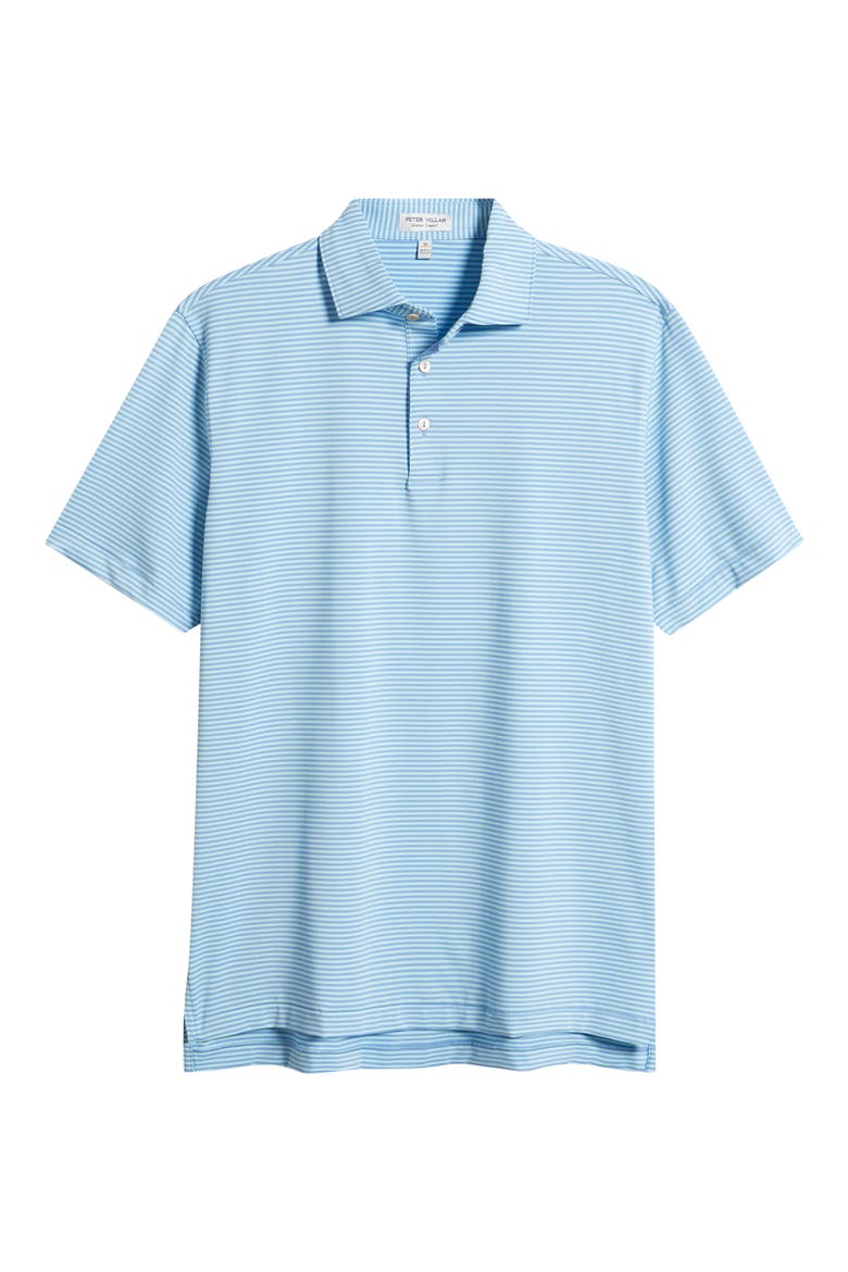 Hales Stripe Performance Jersey Polo, Alternate, color, BLUEBIRD