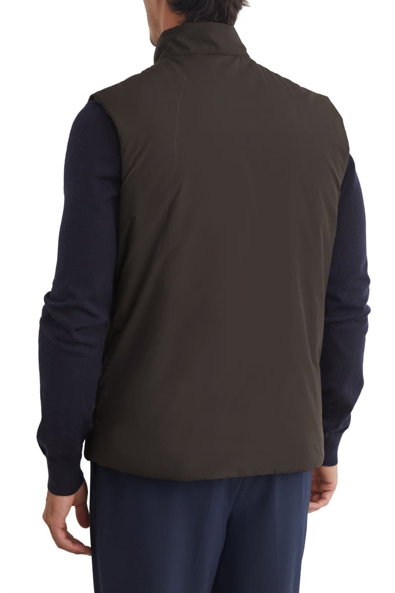 Axel Padded Vest, Alternate, color, DARK BROWN