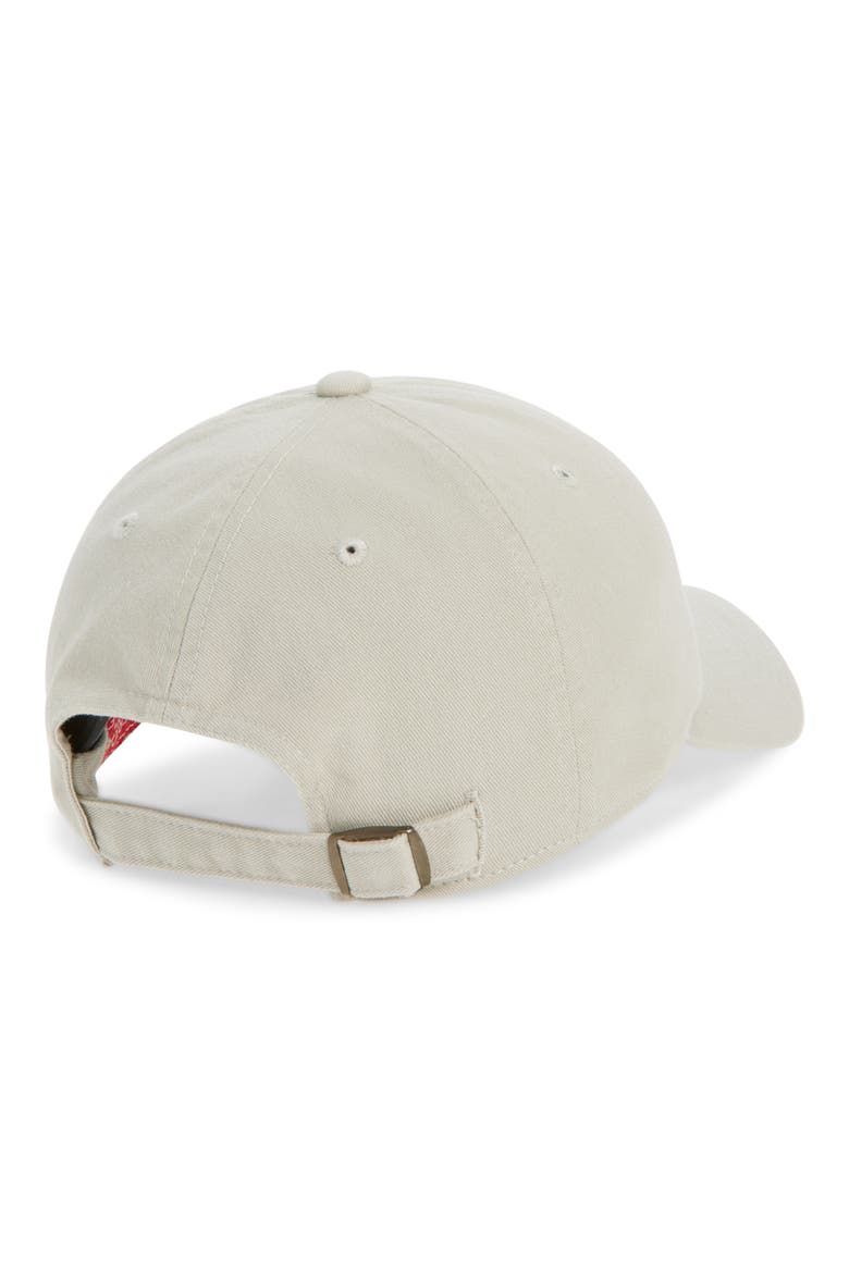 Matcha Embroidered Baseball Cap, Alternate, color, STONE