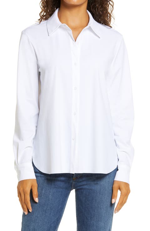 'Lyssentials Connie Slim Fit Button-Up Shirt