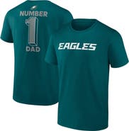 FANATICS Men's Fanatics Midnight Green Philadelphia Eagles Big & Tall Number One Dad T-Shirt