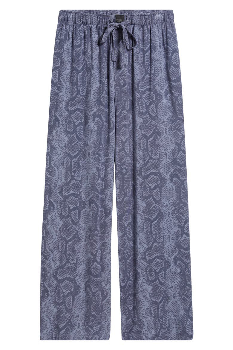 Wide Leg Pajama Pants, Alternate, color, PEACEFUL PURPLE BOA BADDIE