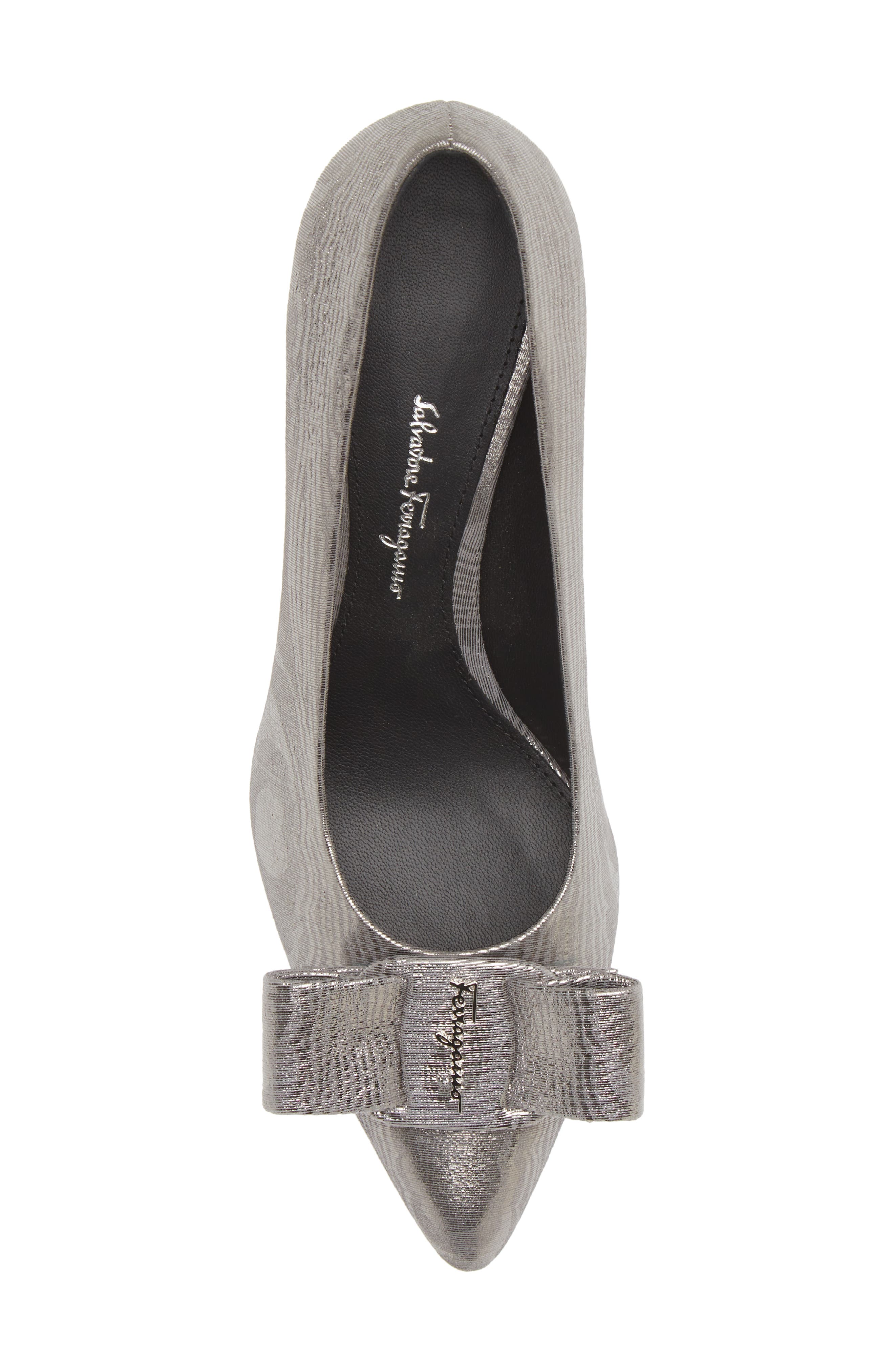 FERRAGAMO Viva Bow Pointed Toe Pump, Alternate, color, 