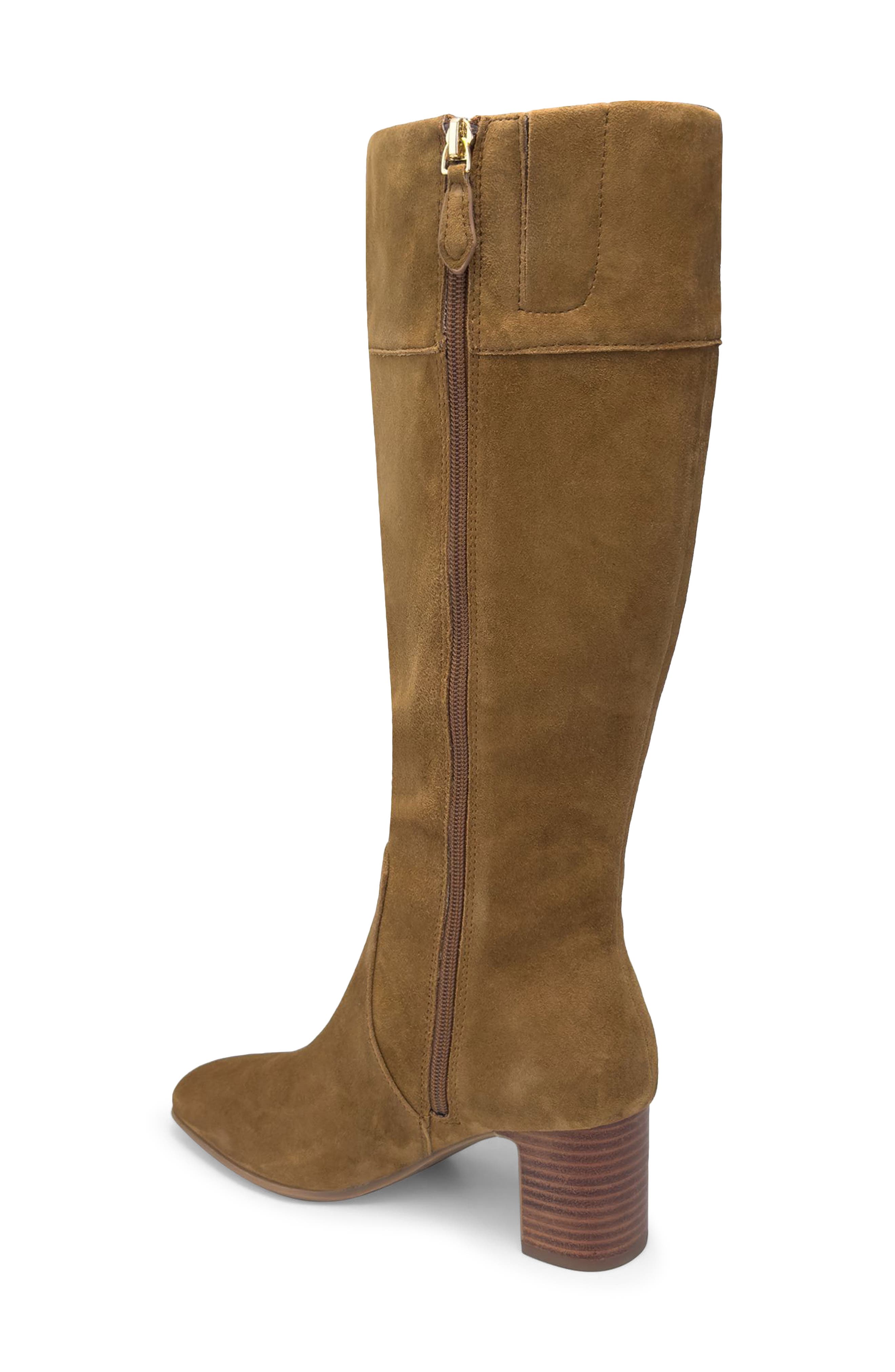 Aerosoles Minerva Knee High Boot, Alternate, color, Tobacco Suede