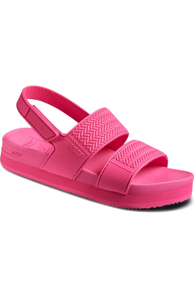 Reef Kids' Water Vista Slingback Sandal, Main, color, Hot Pink