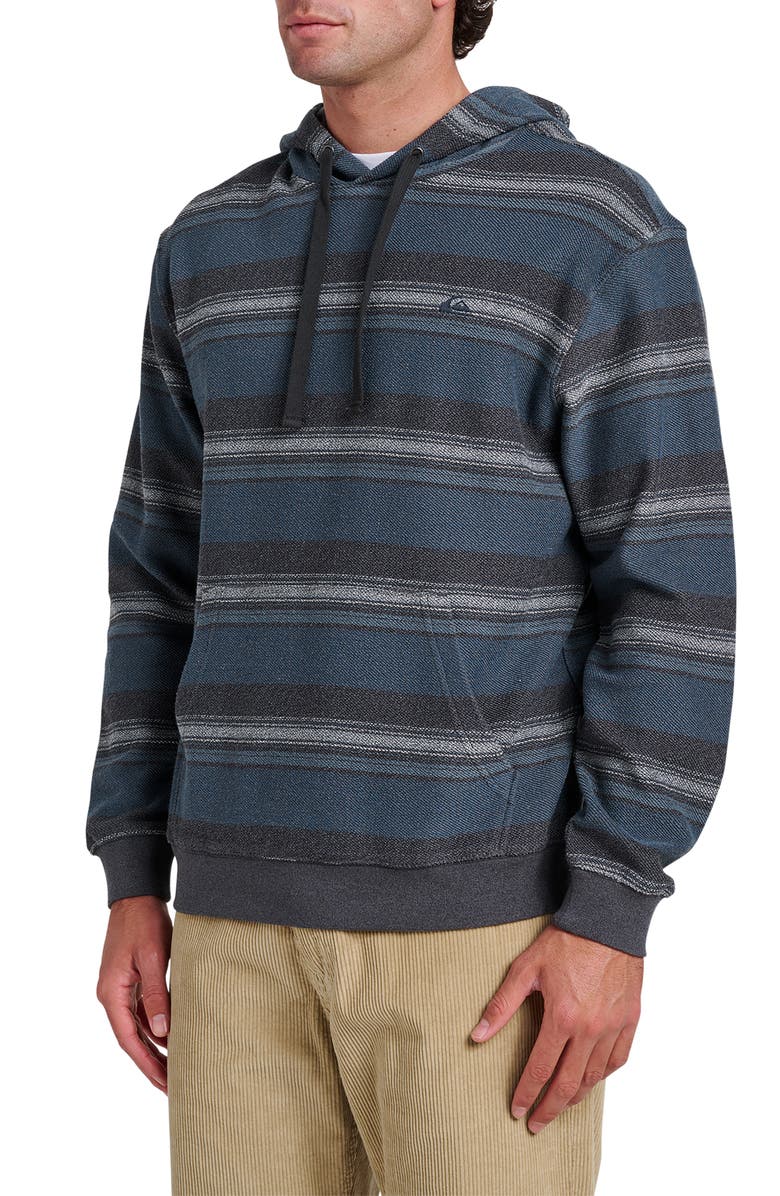 Quiksilver Great Otway Stripe Hoodie, Alternate, color, Phantom