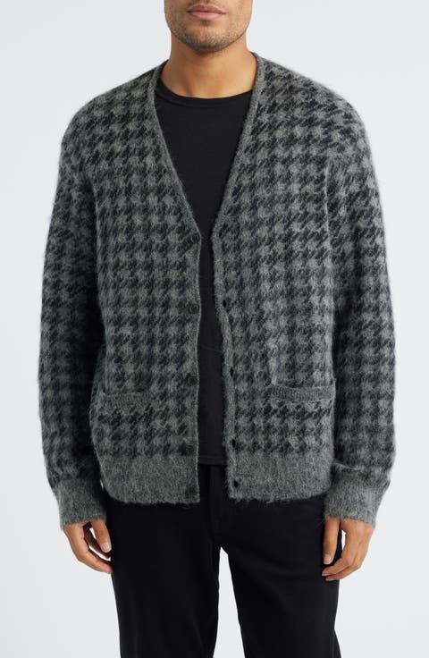 Zain Houndstooth Cardigan