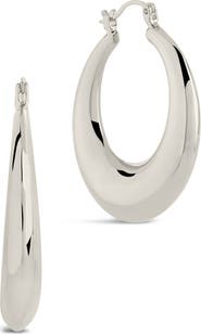 Sterling Forever Quinn Tube Hoops