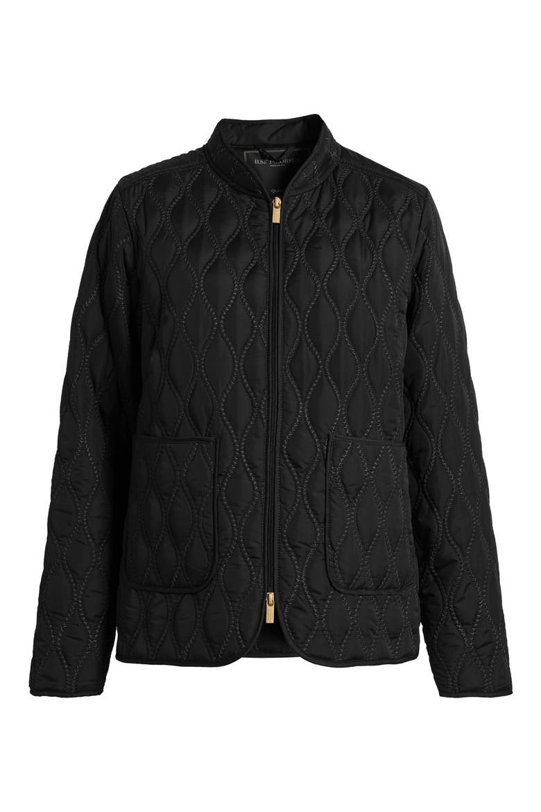 Aros 06 Quilted Jacket, Alternate, color, BLACK