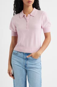 Reformation Skye Cashmere Polo