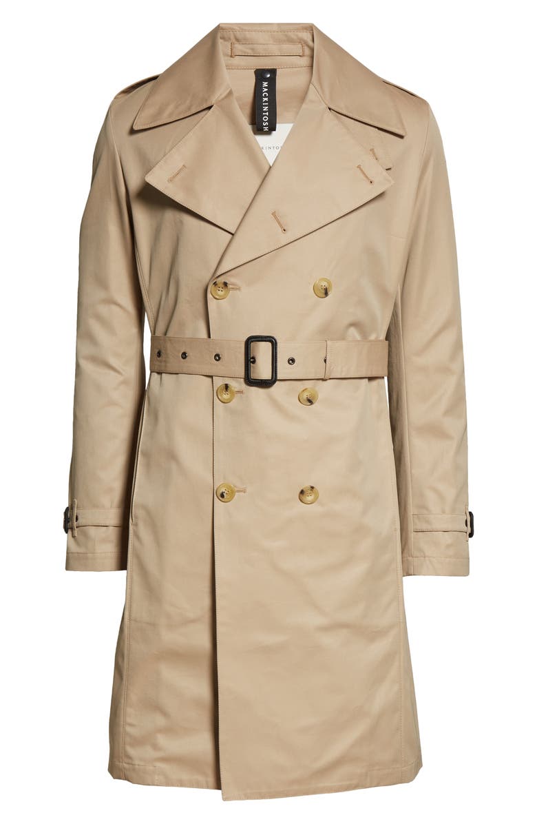 Mackintosh Macintosh St. Andrews Double Breasted Trench Coat, Alternate, color,