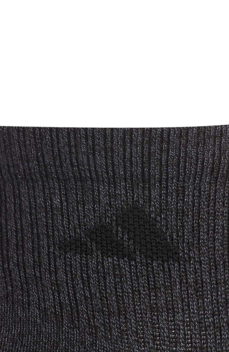 adidas 6-Pack Cushioned Superlite Quarter Socks, Alternate, color, Grey/ Black