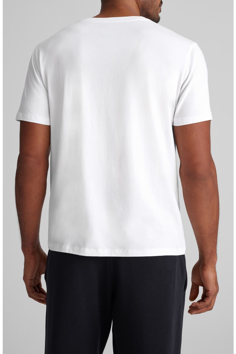 3-Pack Second Skin Modern Fit Stretch Modal V-Neck Undershirts, Alternate, color, WHITE