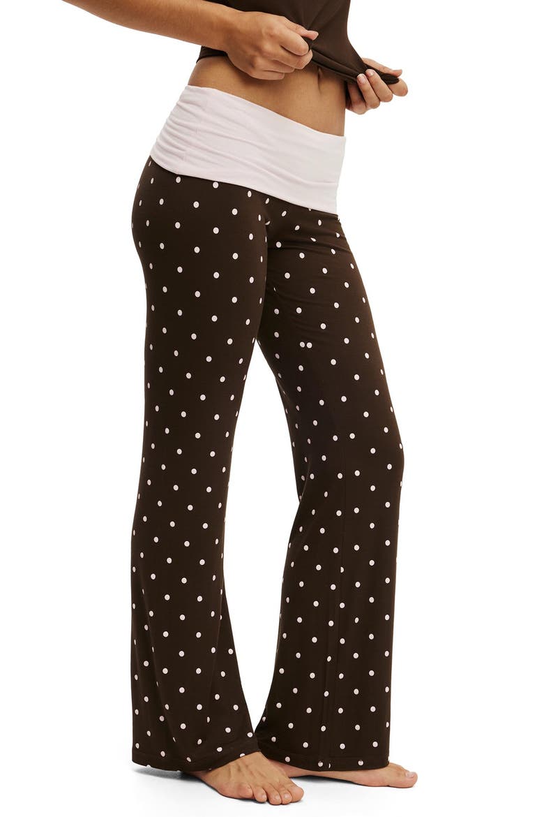 Women's Airy Soft Roll Waist Pant, Alternate, color, Smooth Kristy Polkadot