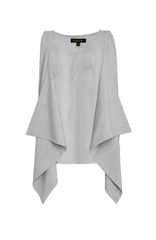 As By Df Luxembourg Vest In Gray Pinstripe
