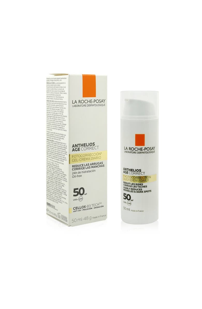 La Roche-Posay Anthelios Age Correct Daily Photocorrection For Wrinkles & Dark Spots SPF 50, Main, color, 