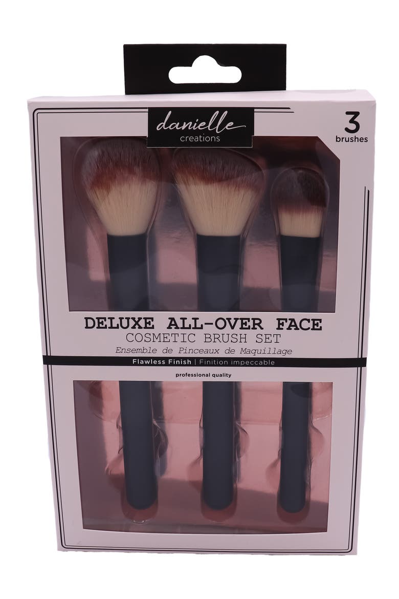 Cosmetic 3-Piece Brush Set, Alternate, color, BLACK
