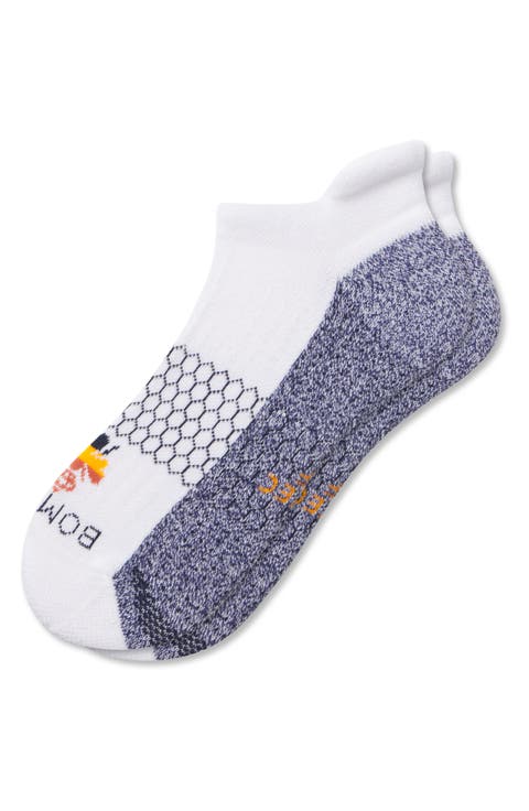 Marl Foot Bottom Golf Ankle Socks
