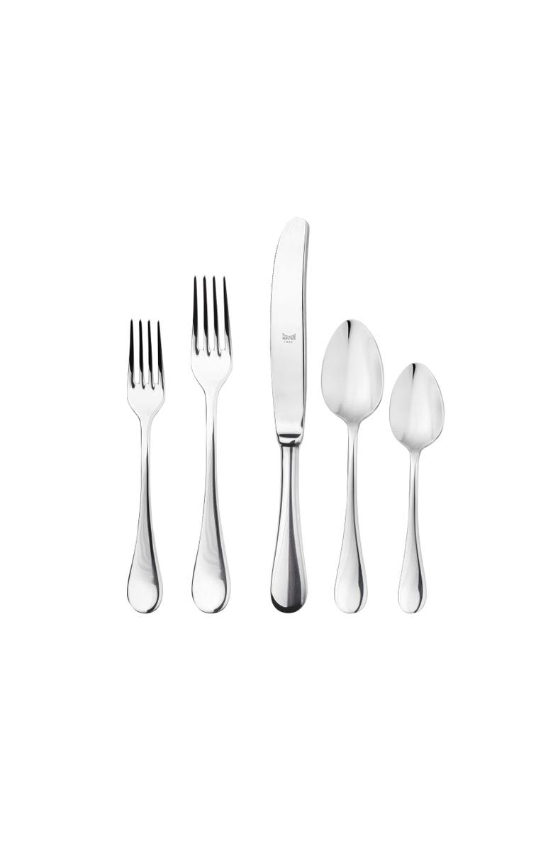 Mepra Brescia Flatware Set - 5 Pieces, Main, color, Silver