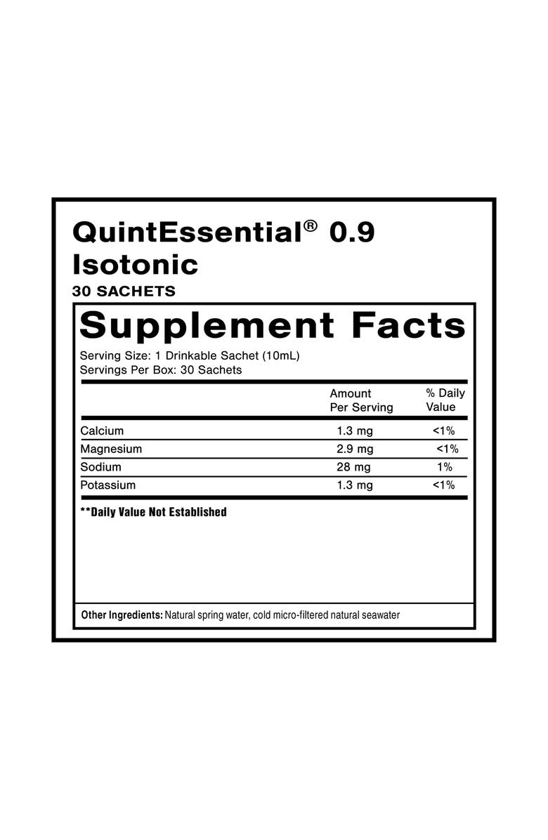 Quicksilver Scientific Quintessential Isotonic Sea Water Liquid Supplement, Alternate, color, 