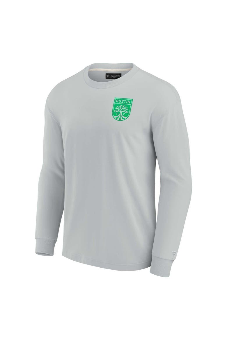 Unisex Fanatics Signature Gray Austin FC Elements Super Soft Long Sleeve T-Shirt, Alternate, color, Gray