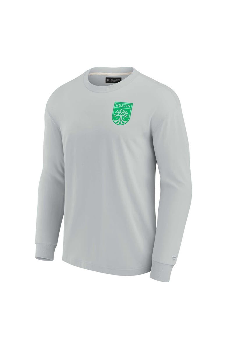 Fanatics Signature Unisex Fanatics Signature Gray Austin FC Elements Super Soft Long Sleeve T-Shirt, Alternate, color, Gray