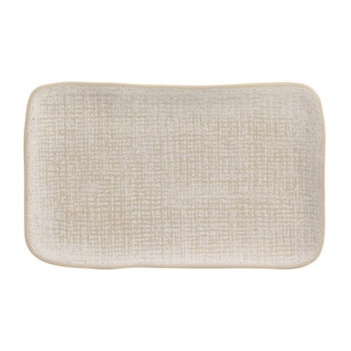 Porto Brasil Rectangular Platter Juta Medium Set Of 4 In Neutral
