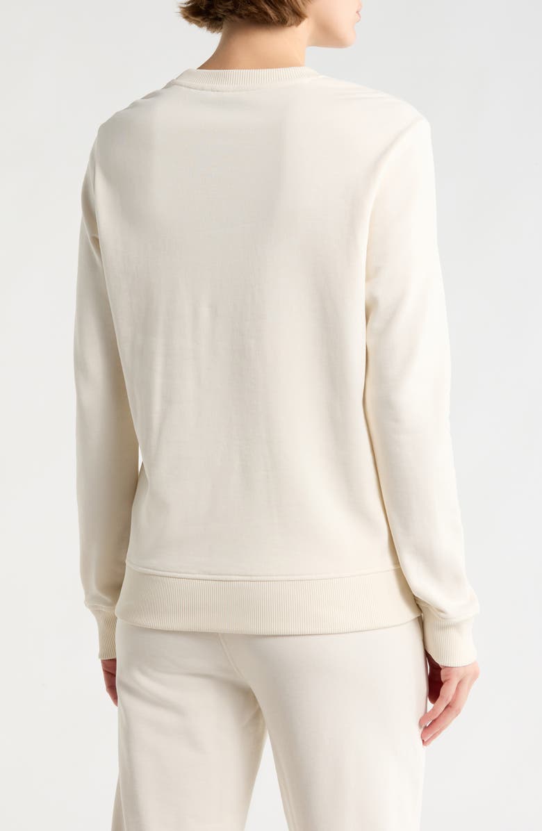 BOSS Orange Bossa Embellished Long Sleeve T-Shirt, Alternate, color, Open White