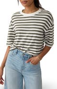 Faherty Sunwashed Slub Vintage Stripe T-Shirt