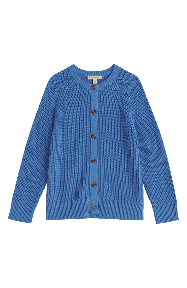 Seasalt Cornwall Potters Meadow Organic Cotton Cardigan, Alternate, color, Knit Melange Sail
