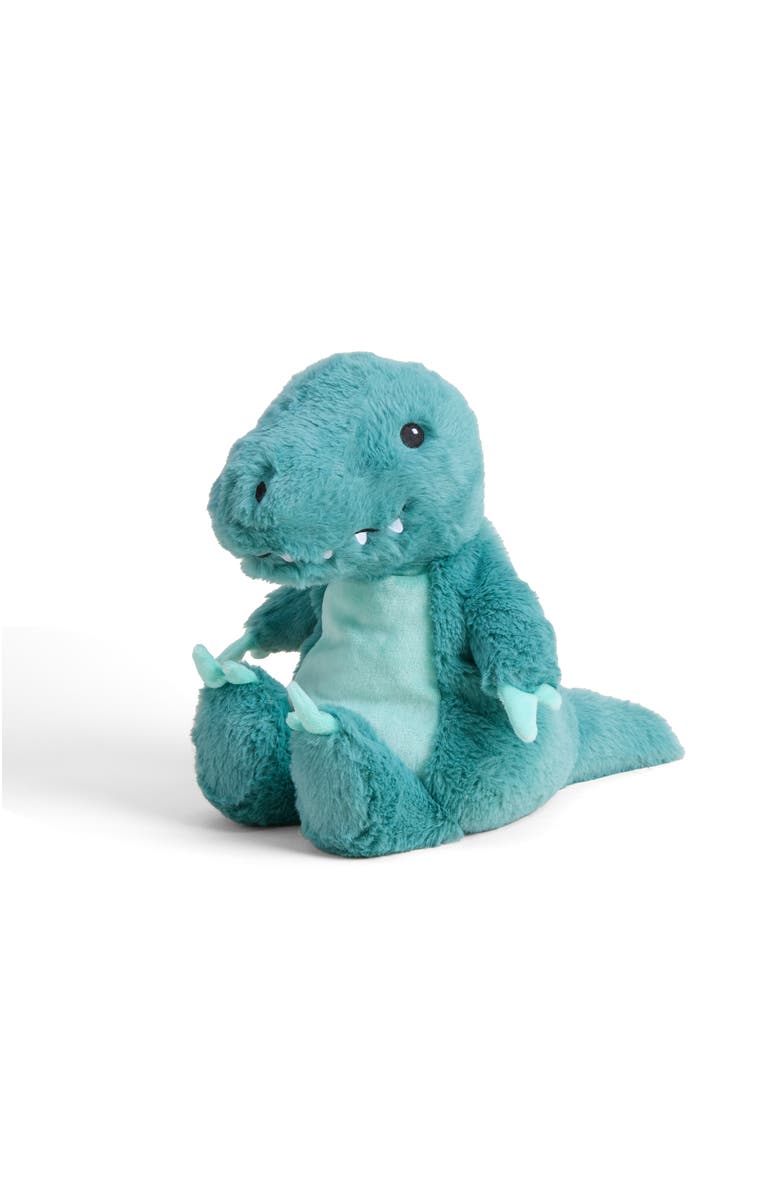 Warmies Velociraptor Plush Toy, Main, color, Green