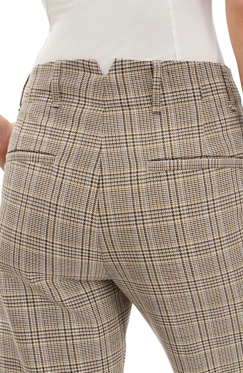 rag & bone Shea Plaid Wool Blend Pants, Alternate, color, 