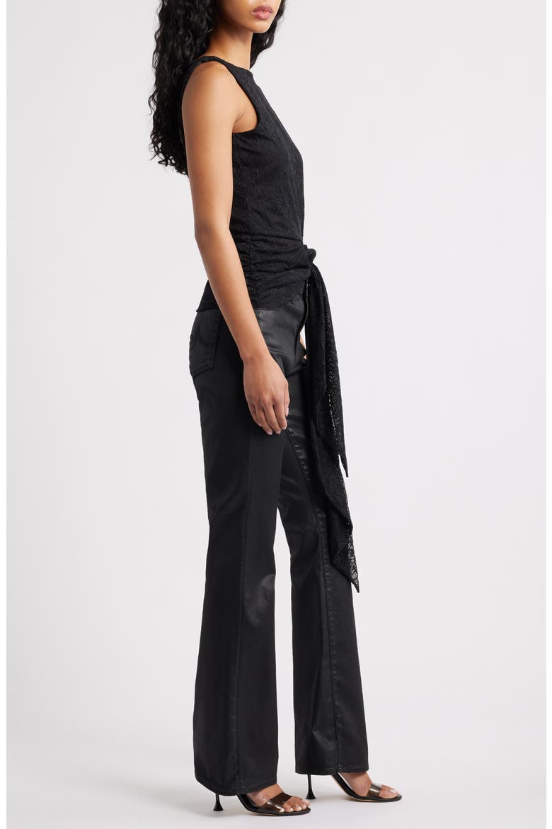 Batya Backless Lace Top, Alternate, color, NOIR