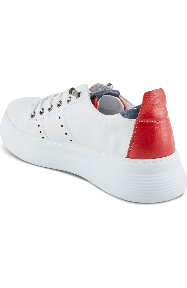 Spring Step France Sneaker, Alternate, color, Red Multi
