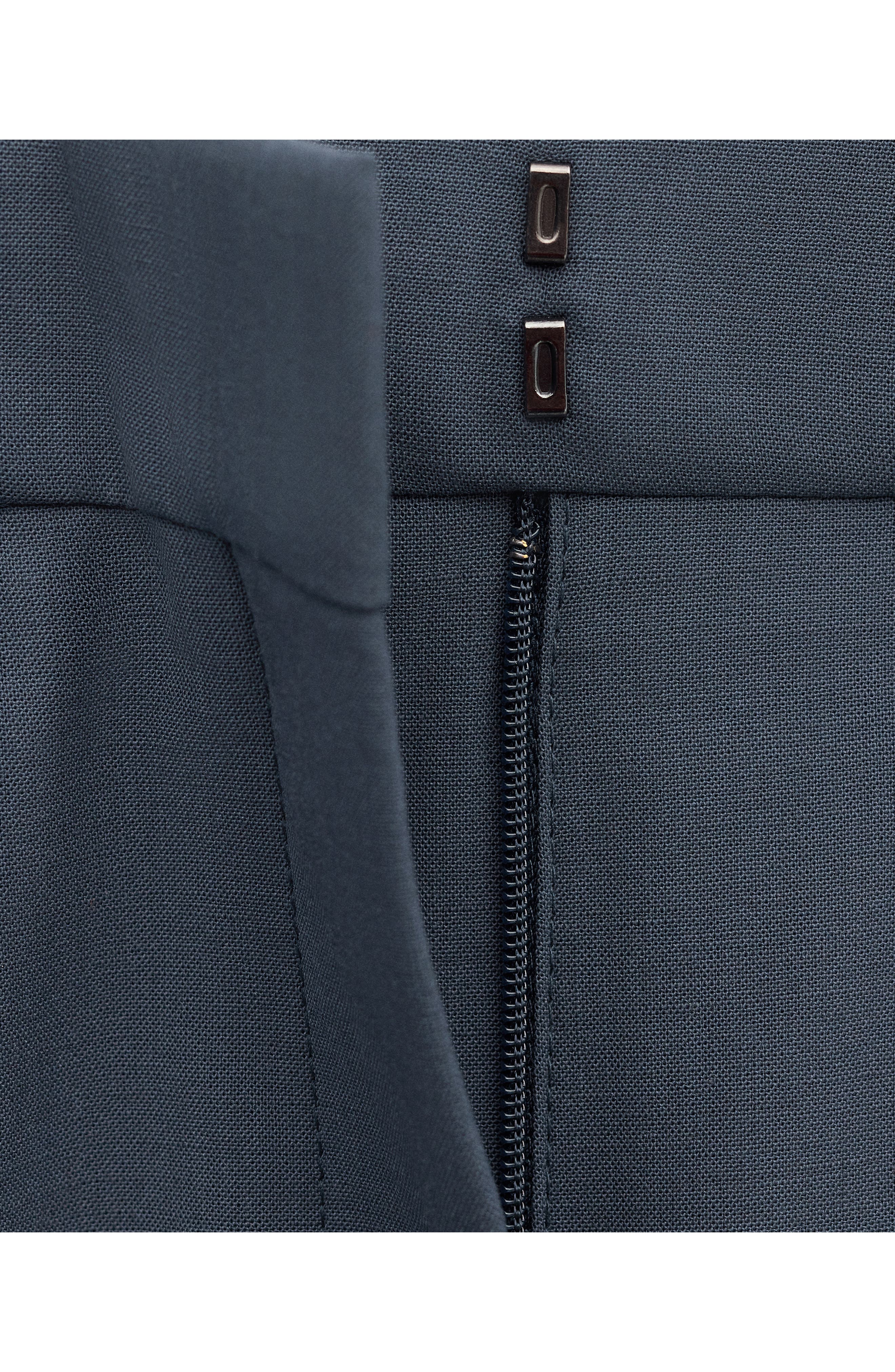 Pleated Straight Leg Suit Pants - image 2