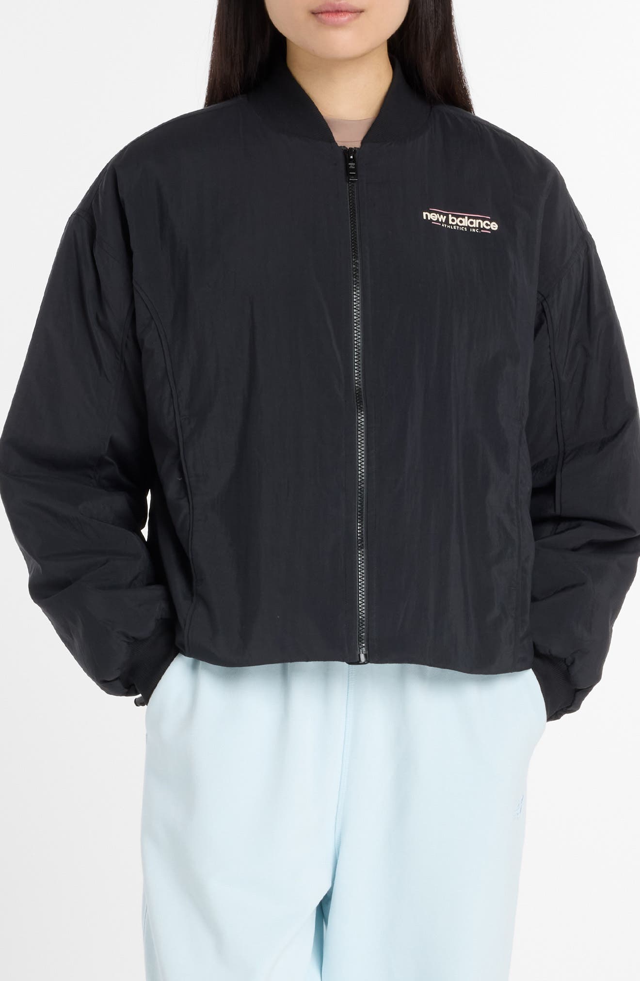 New Balance Reimagined Woven Bomber Jacket