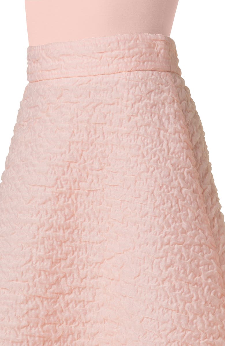 Akris Techno Organza A-Line Skirt, Alternate, color, 63 Peach