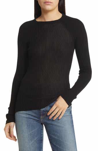 rag & bone Dorit Rib Merino Wool Blend Sweater